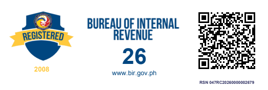 BIR Registration Seal Badge